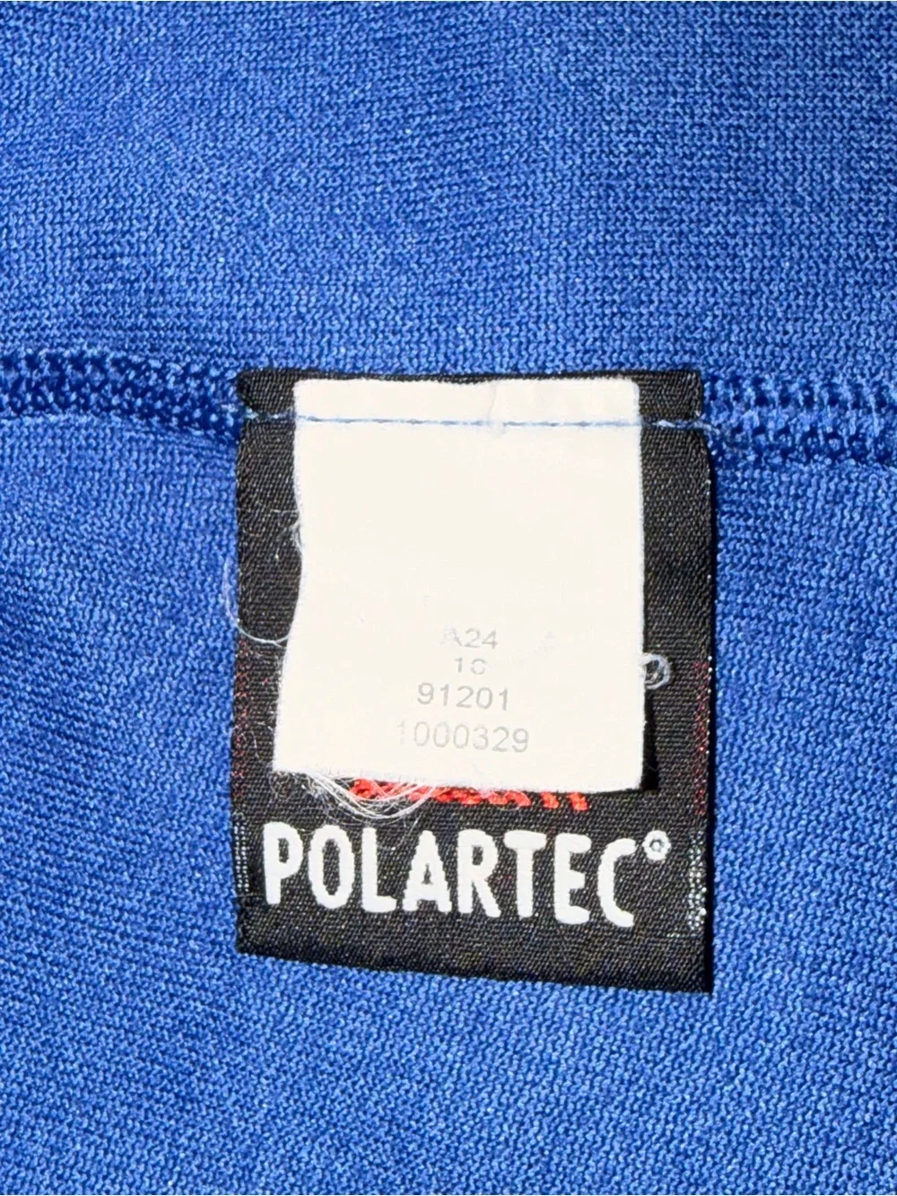 The North Face M Blue 1/4-Zip Lightweight Base Layer Pullover Thin Polartec